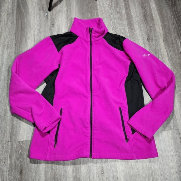 Columbia Jacket sz Large Purple Black - Picture 1 of 4